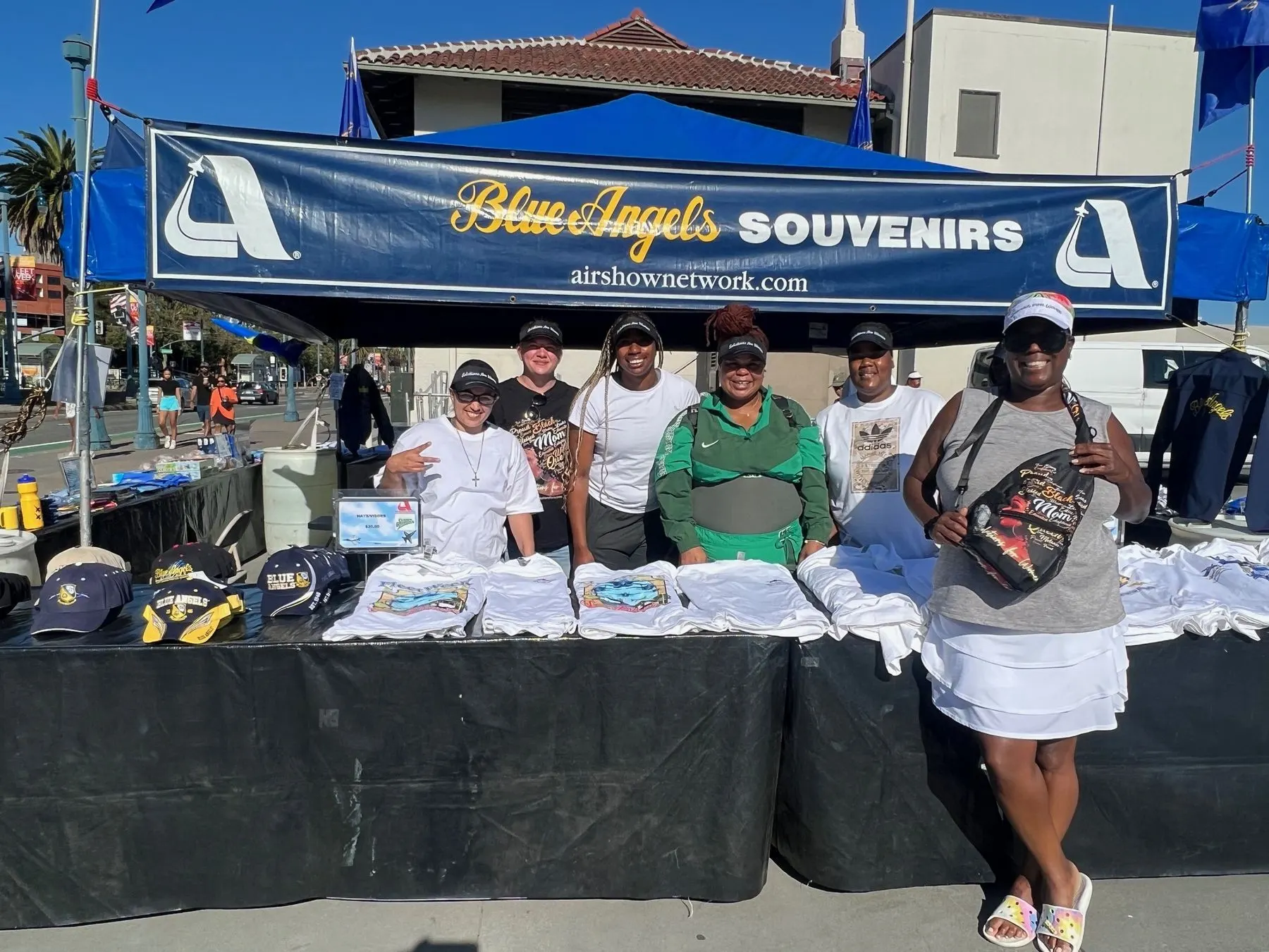 Solutions for Women volunteers at the Fleet Week 2024 booth